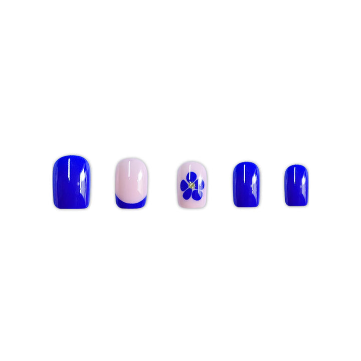 Floral Accent Press-On Nail Art Stornfield