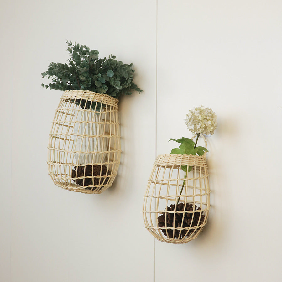 Handwoven Natural Storage Baskets with Handles Stornfield