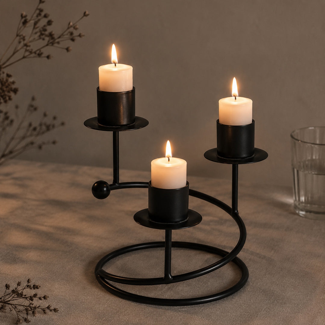 contemporary minimalist candle holder