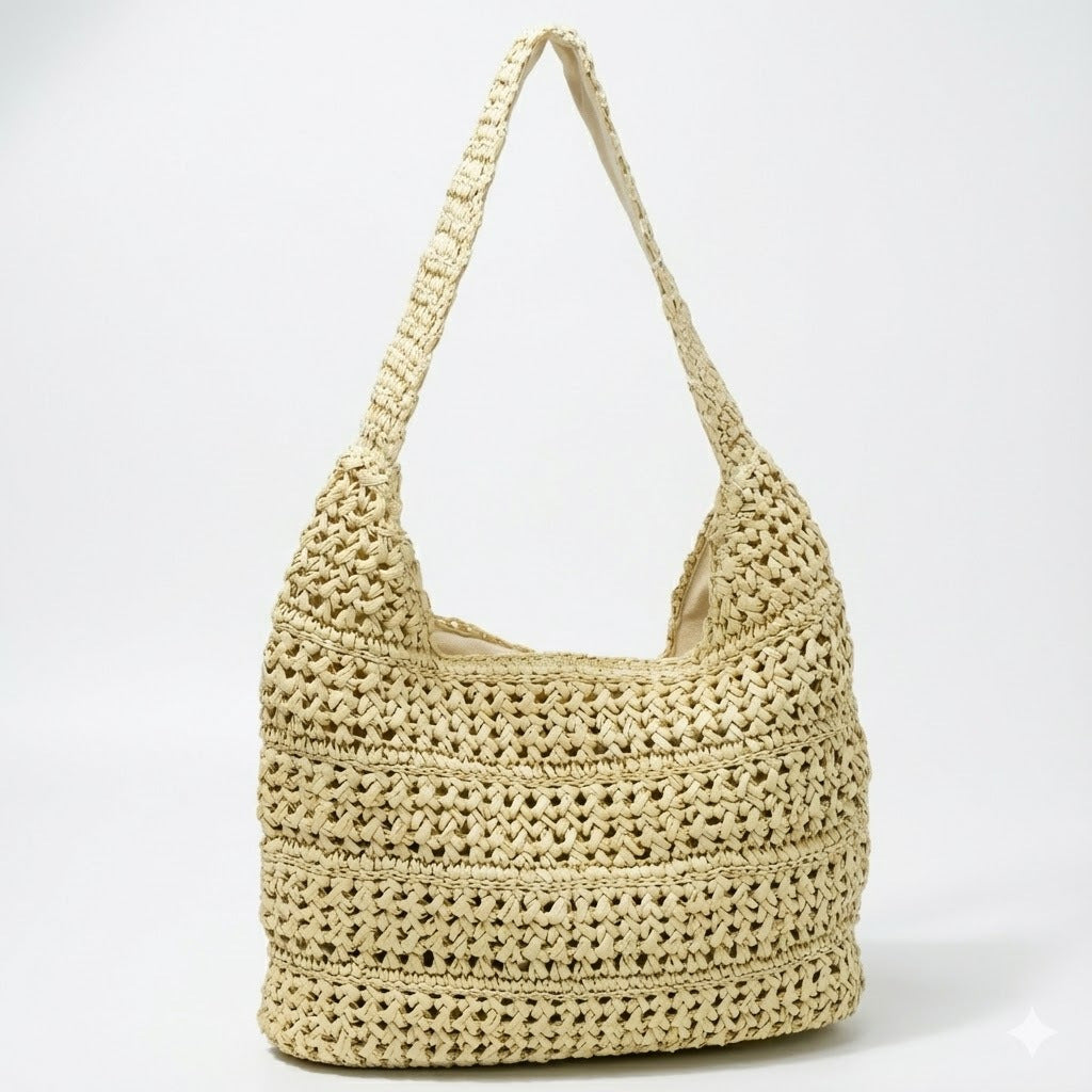Hobo Bag Made of Hand-Knotted Material Stornfield