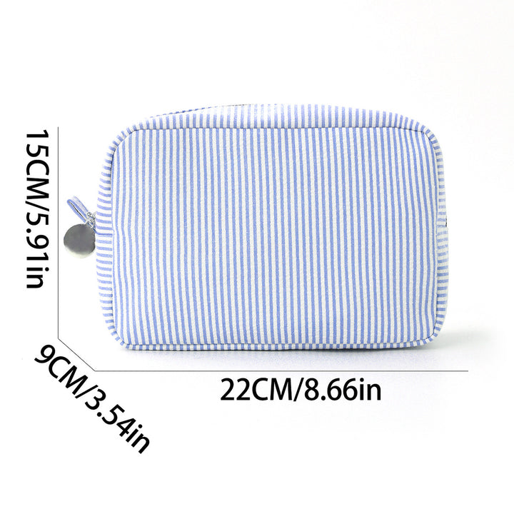 Cosmetic Organizer Bag Made of Textured Material Stornfield