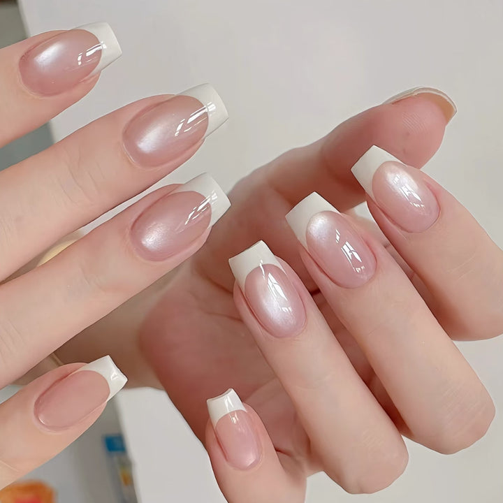 Stylish Elegant French Tip Nail Art Stornfield