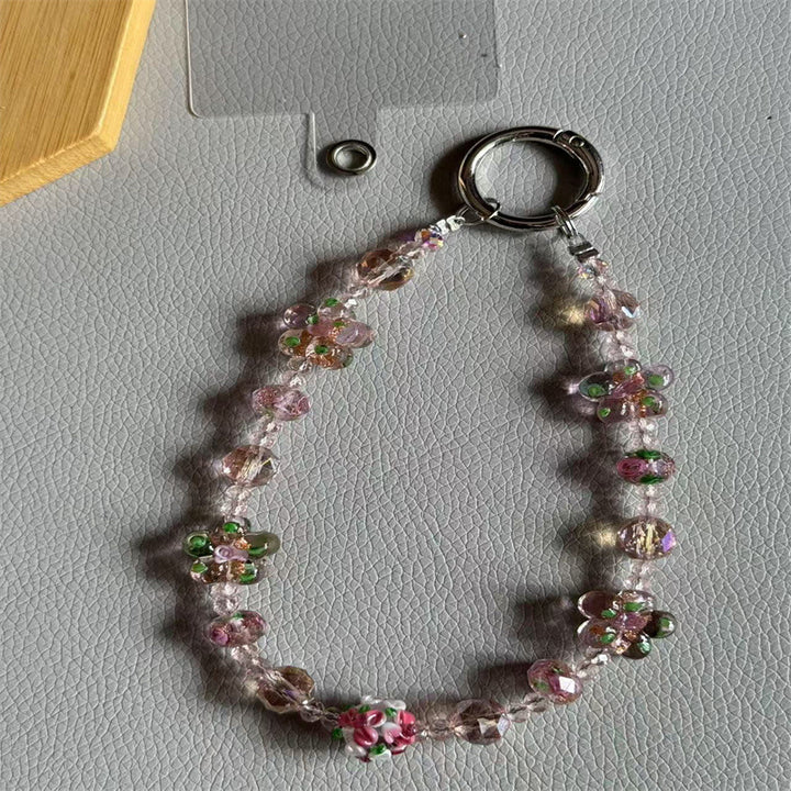 Elegant Floral Beaded Charm Bracelet Stornfield