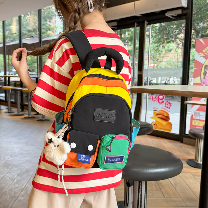 Colorful Multi-Compartment Casual Backpack Stornfield