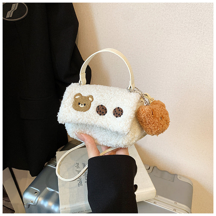 Plush Crossbody Bag with Cute Animal Design Stornfield