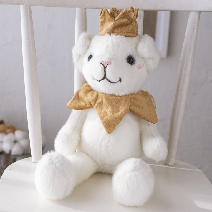 Plush Bunny Soft Fur Knit Hat and Scarf Stuffed Animal
