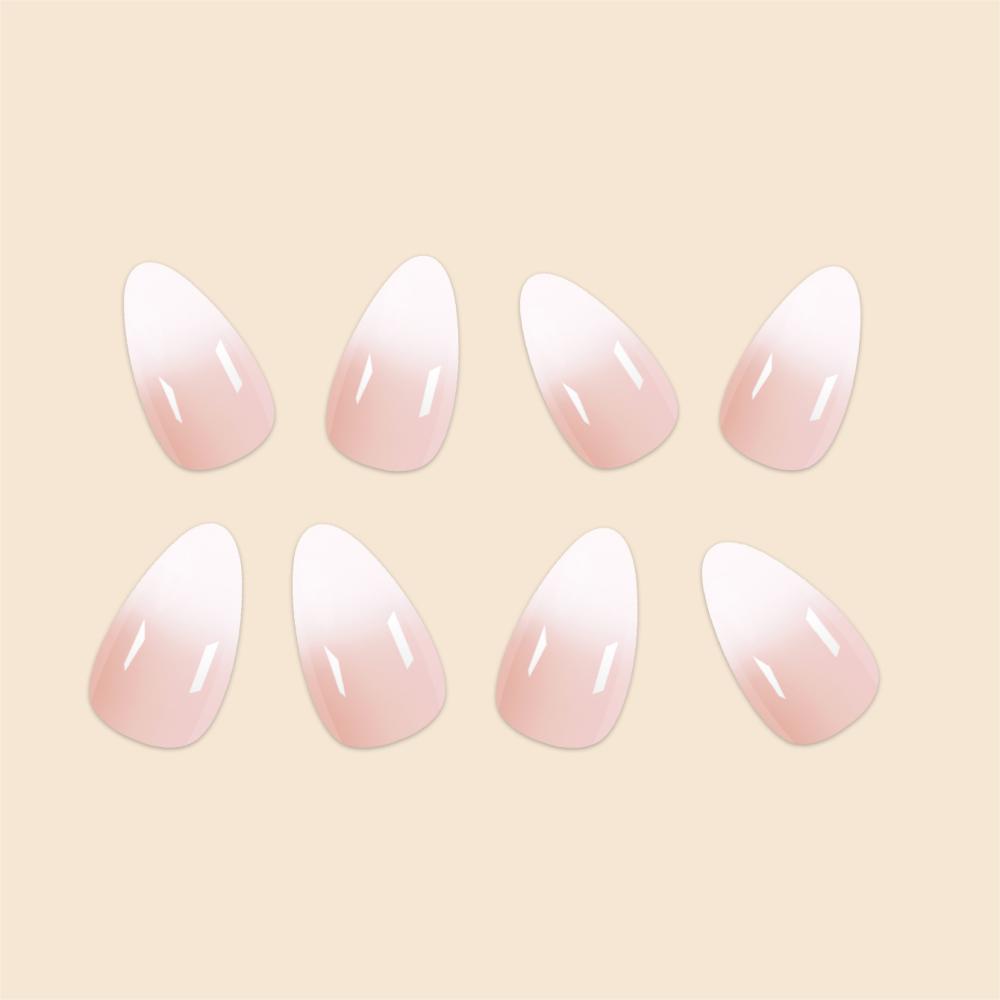 Elegant Almond-Shaped Nail Extensions