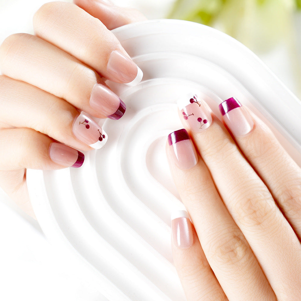 Artistic Cherry Blossom Design Press-On Nails Stornfield