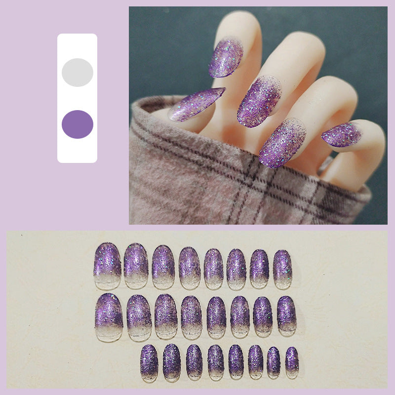 Glittering Ombre Press-On Nails