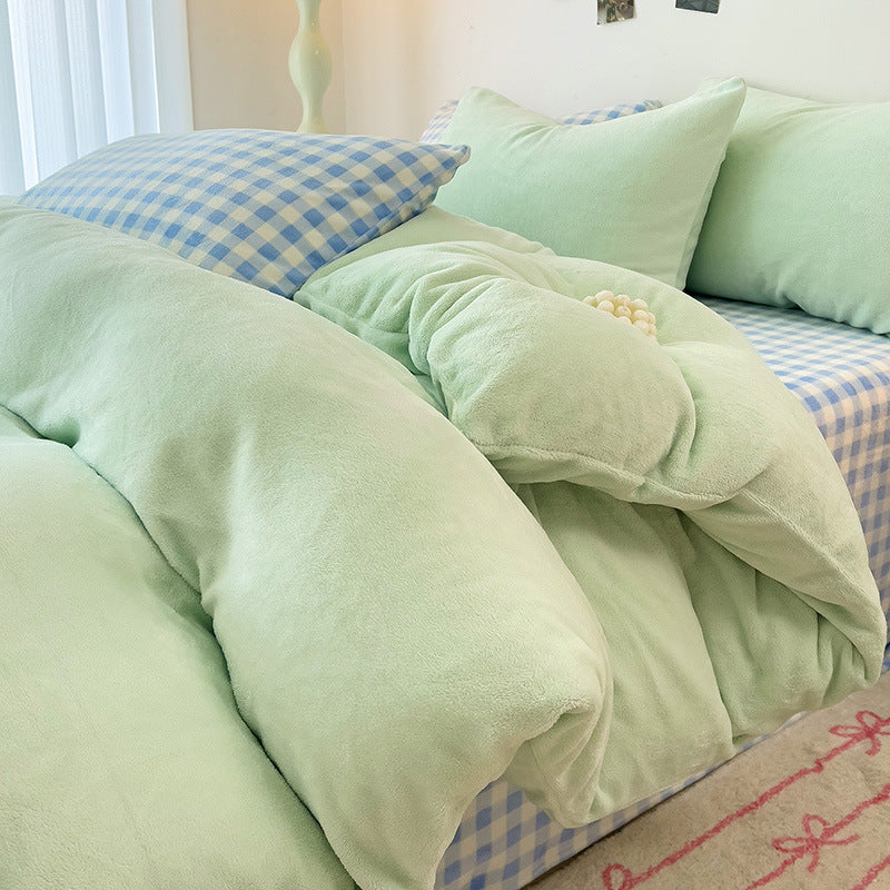 Cozy Striped Bedding Set