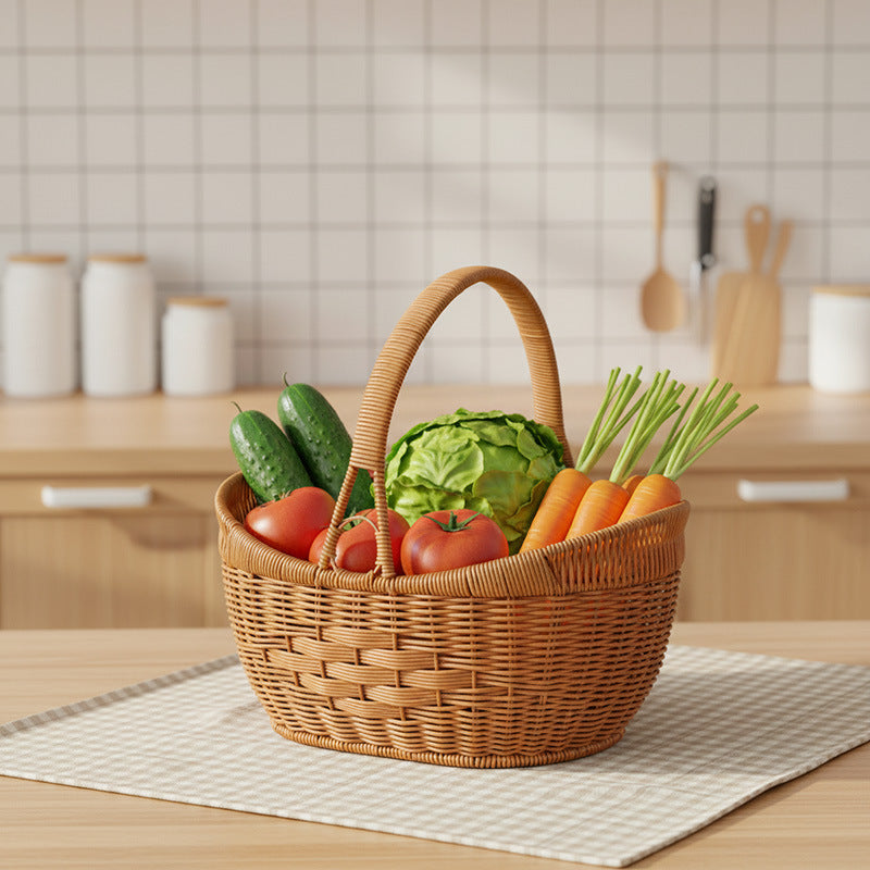 Handwoven Decorative Picnic Basket Stornfield