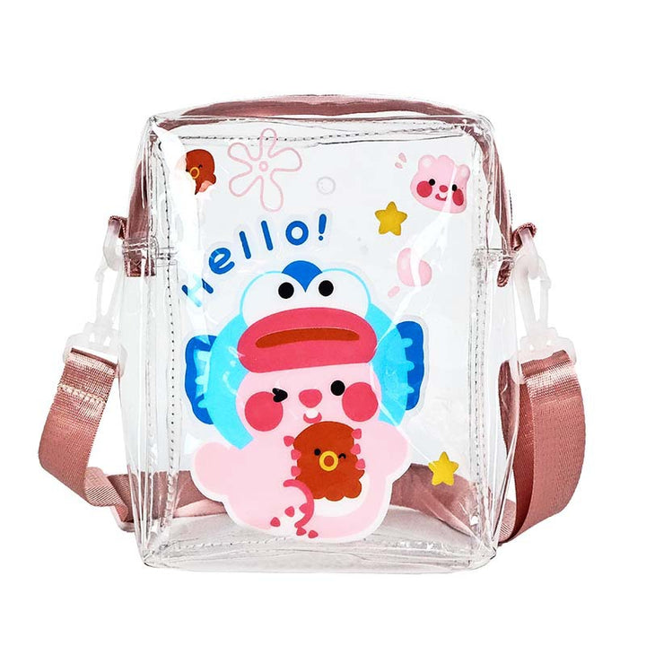 Transparent Cartoon Animal Crossbody Bag