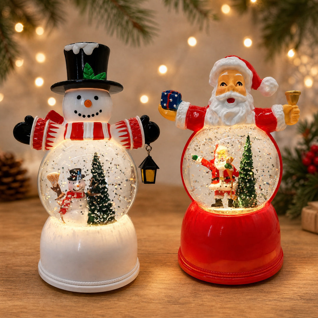 Funny Santa Claus Snow Globe Figure Stornfield