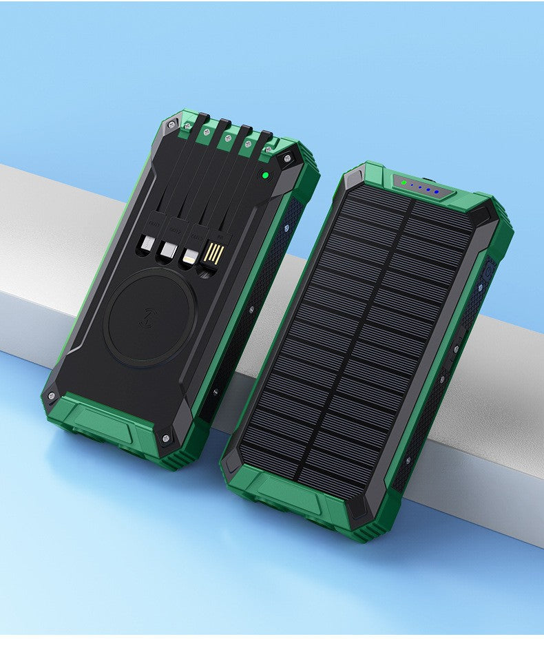 Solar-powered power bank with LED light Stornfield