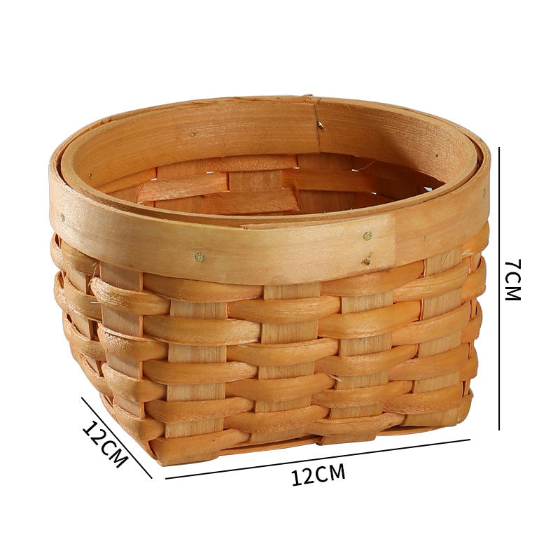 Unisex Round Storage Bowl made of natural wicker Stornfield