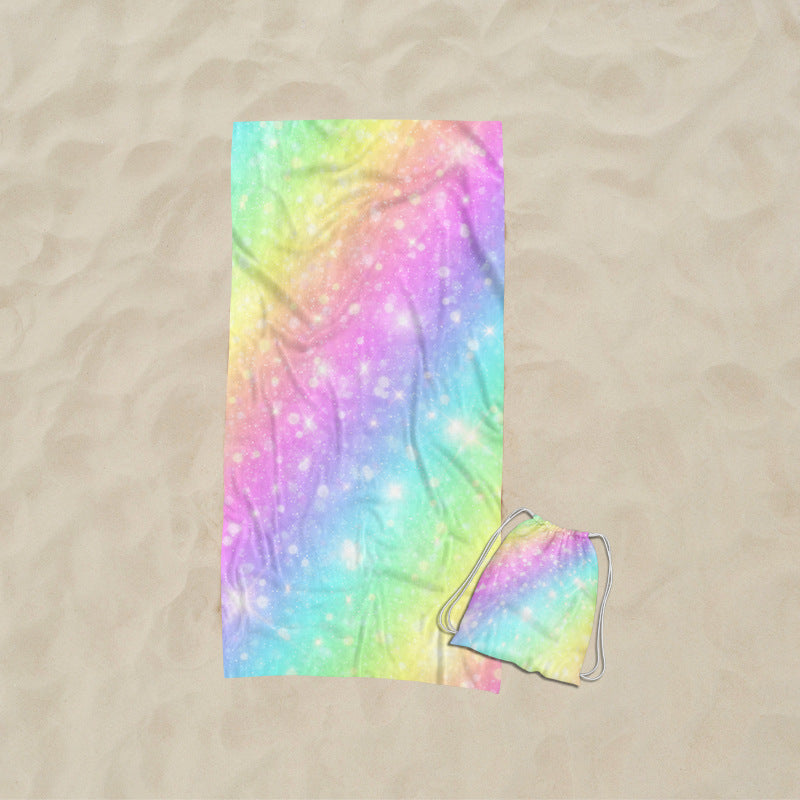 Beach towel with elaborate wave design Stornfield