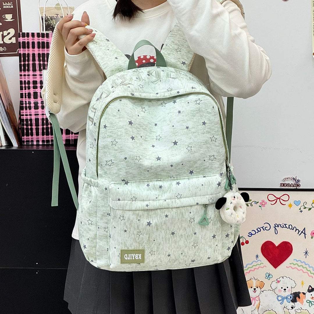 Star-Printed Casual Backpack Stornfield