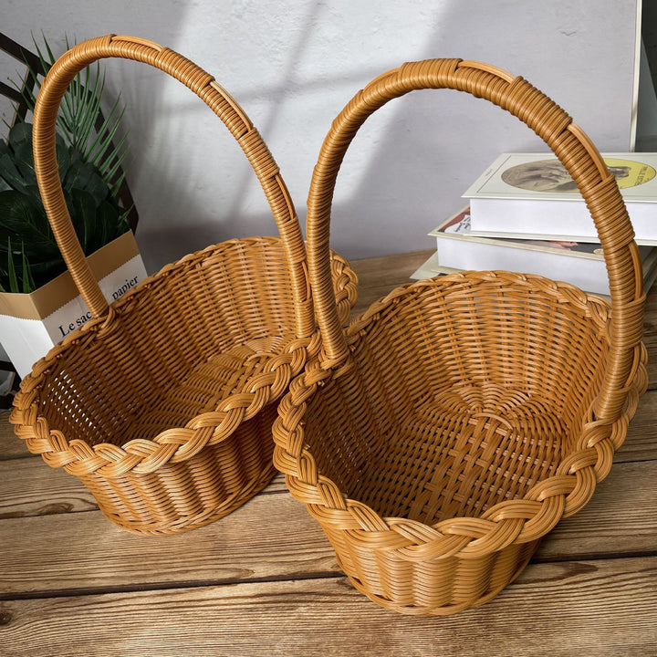 Ladies elegant braided shopping basket Stornfield