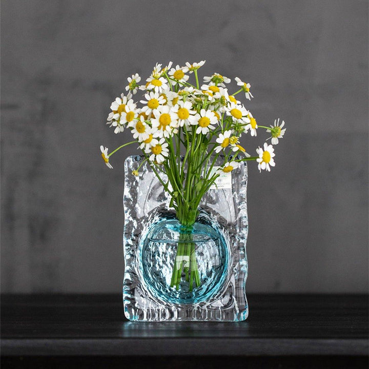 Japanese Iwasawa Handcrafted Ocean Heart Glass Vases | Stornfield