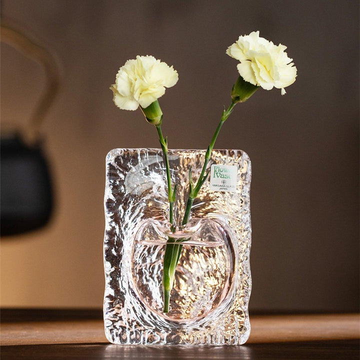 Japanese Iwasawa Handcrafted Ocean Heart Glass Vases | Stornfield