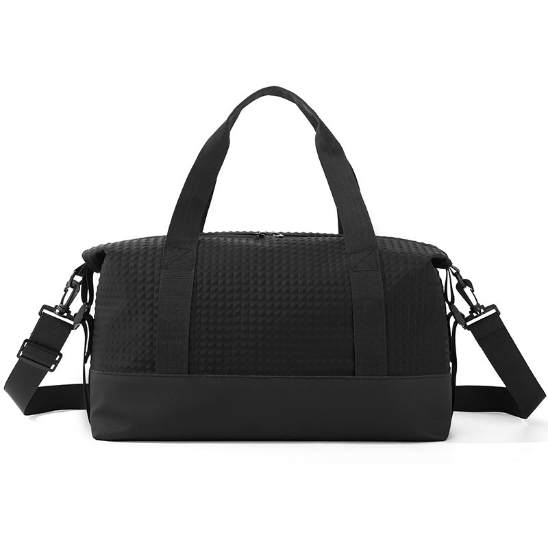 Textured Fabric Travel Duffle Bag Stornfield