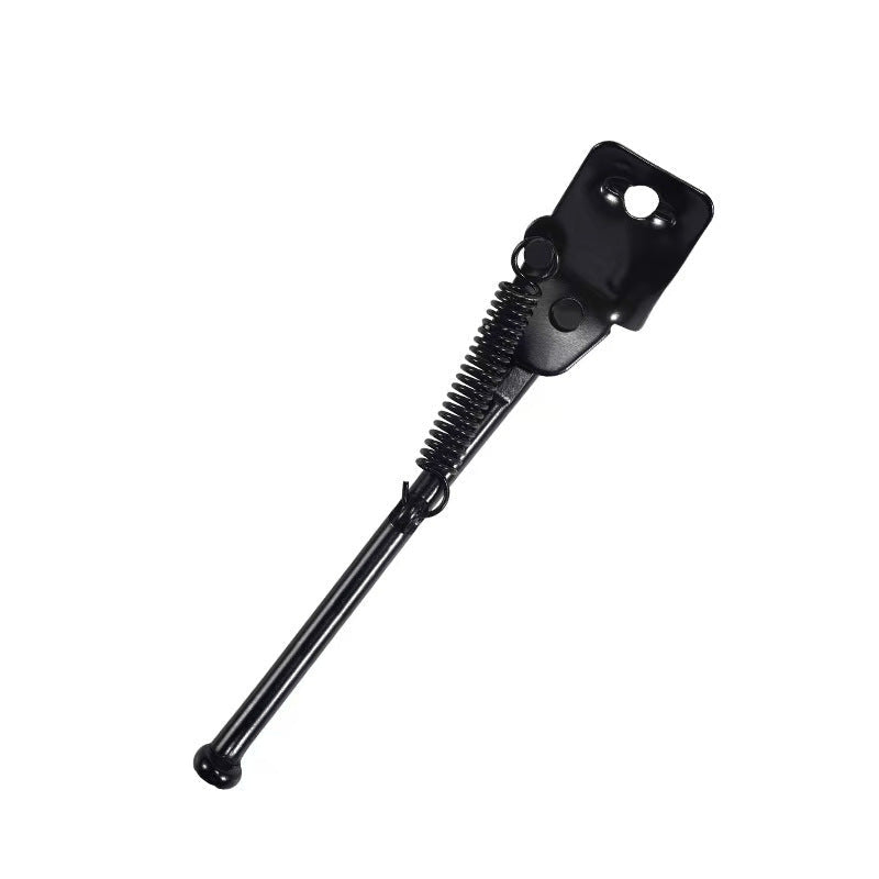 adjustable sixteen inch spring-loaded single-leg bicycle kickstand with sturdy mounting bracket Stornfield