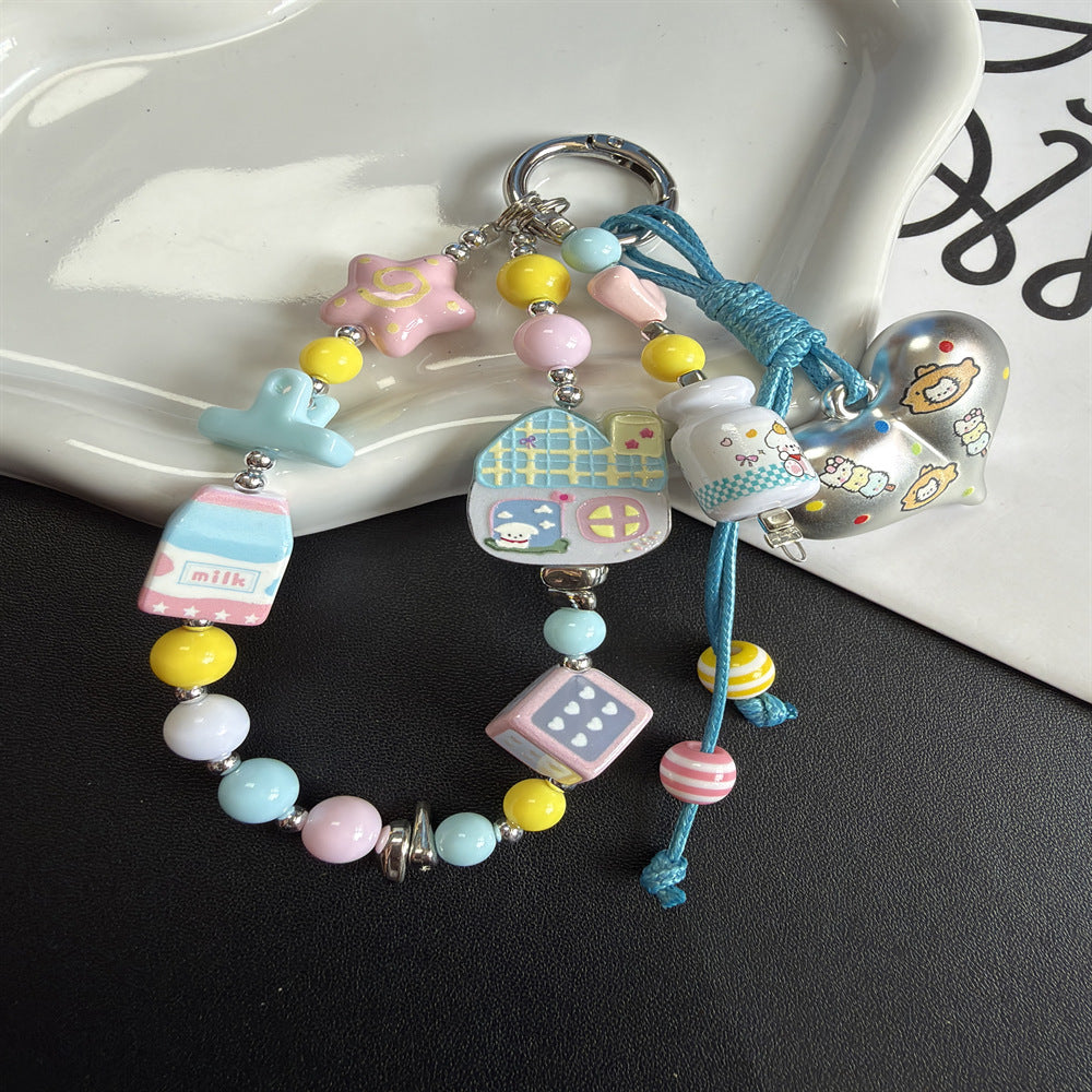 Playful Themed Charm Phone Lanyard Stornfield