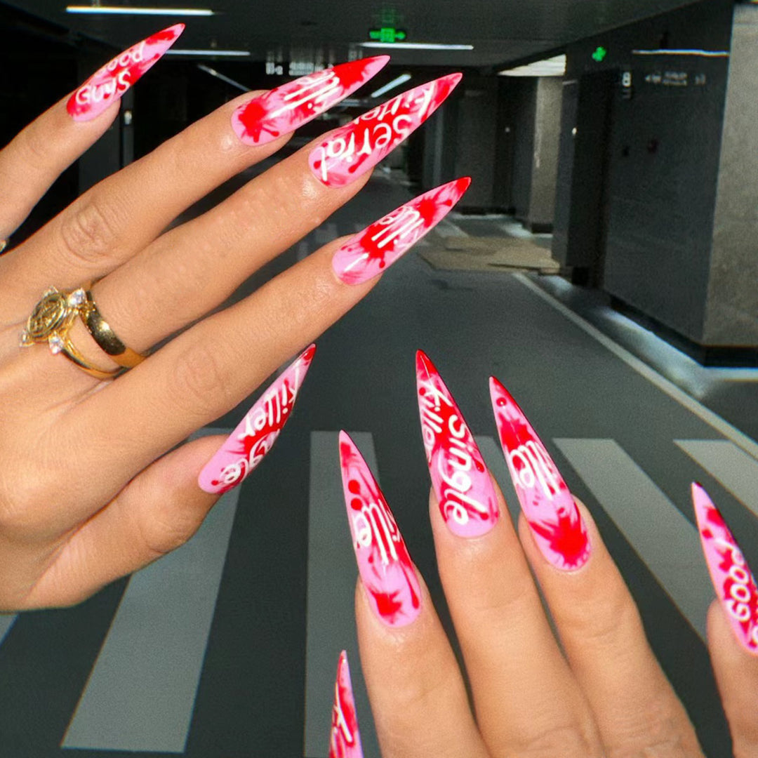 Trendy Stiletto Nail Art Extensions
