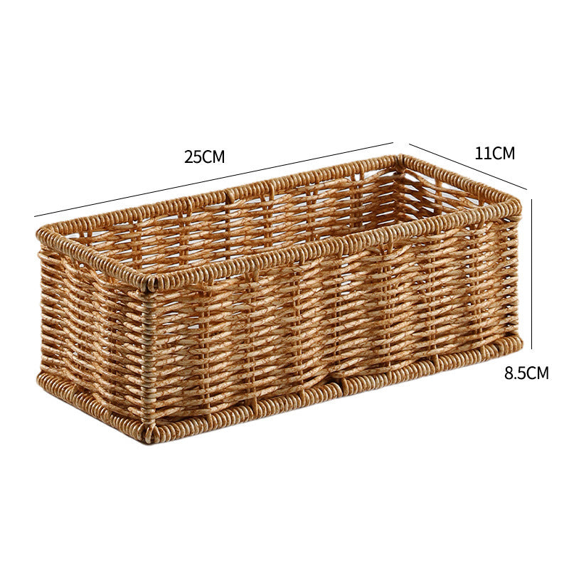 Rectangular Woven Storage Basket Stornfield