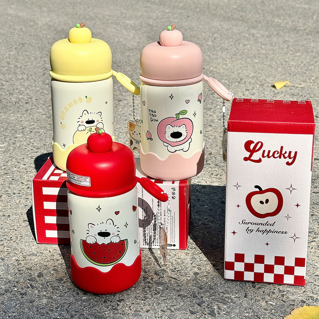 Women's water bottle with interactive fruit lid Stornfield