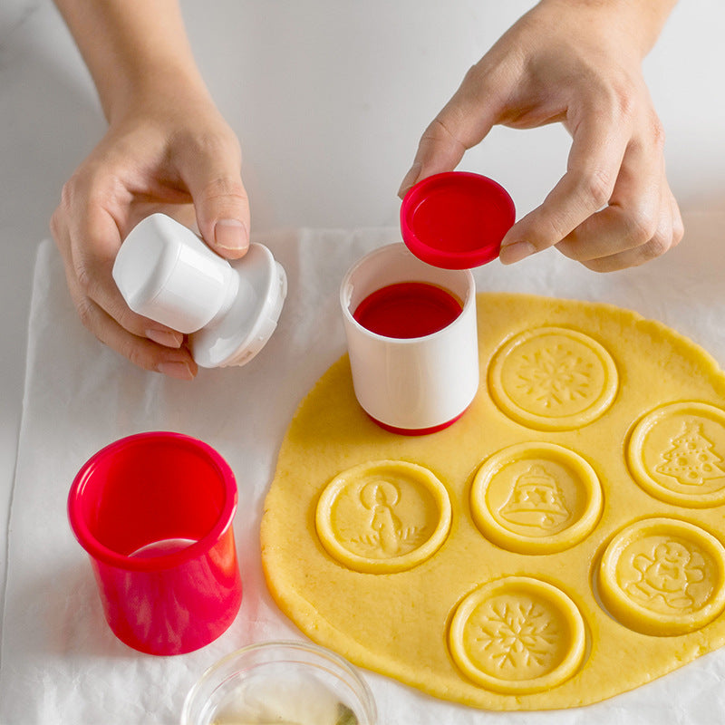 Funnier silicone cookie stamp with animal motifs Stornfield