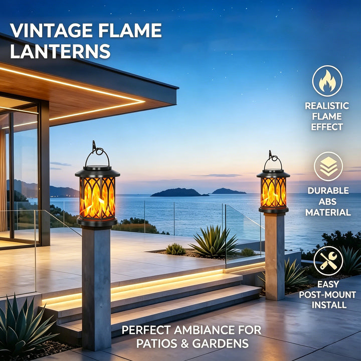 Decorative Solar Hanging Lantern With Metal Lattice Panels Stornfield