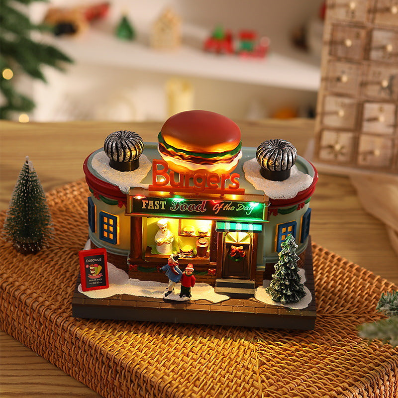 Nostalgic Ice Cream Parlor with LED Lighting Stornfield