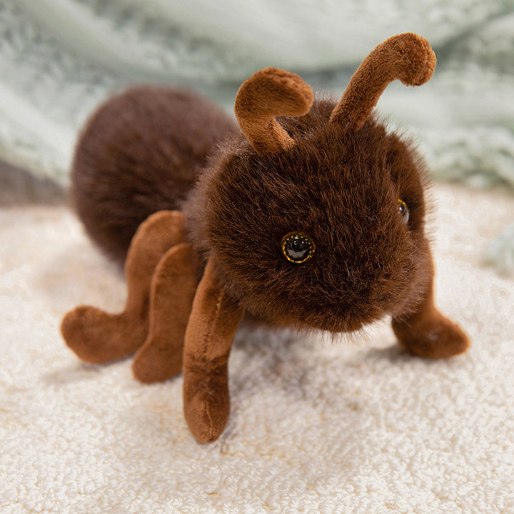 Plush Ant-Inspired Cuddle Toy with Multiple Velvety Legs and Soft Faux-Fur Stornfield
