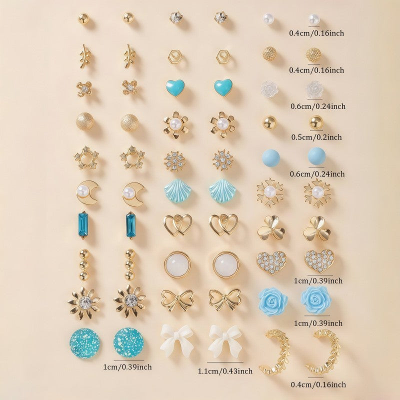 Sparkling Earrings Set Stornfield