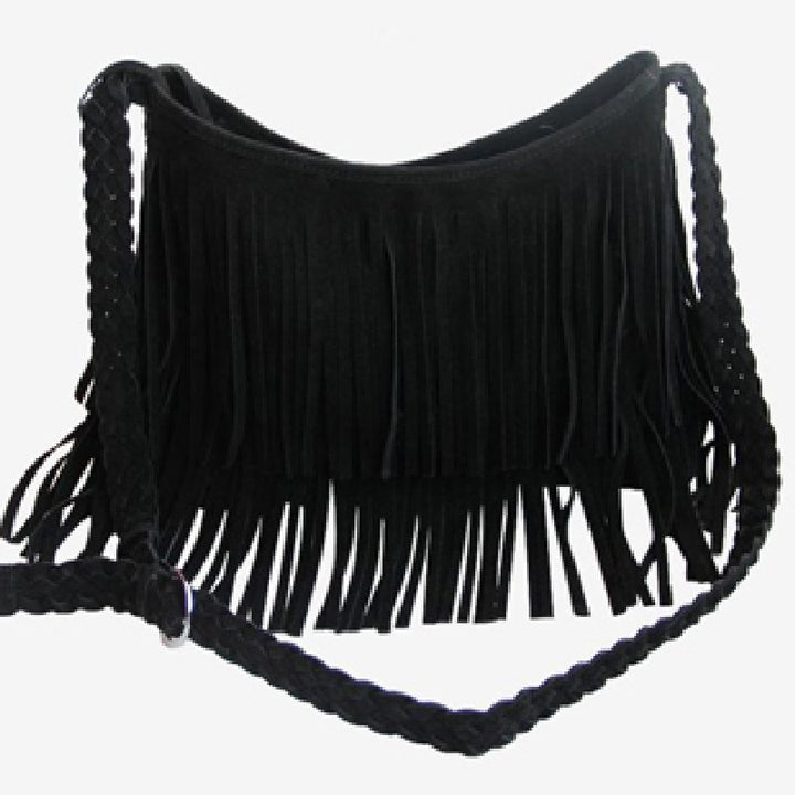 Stylish Fringe Suede Crossbody Bag Stornfield