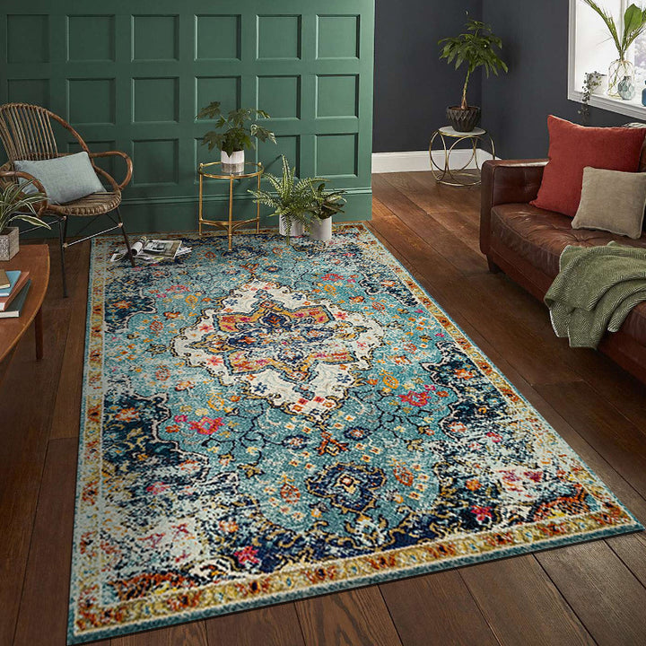 Vintage-Inspired Intricate Pattern Area Rug