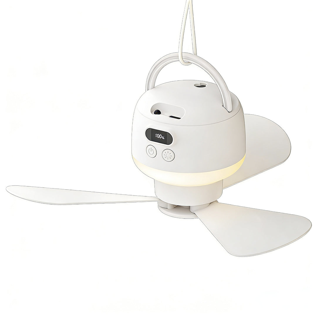 Portable Hanging LED Ceiling Fan Stornfield