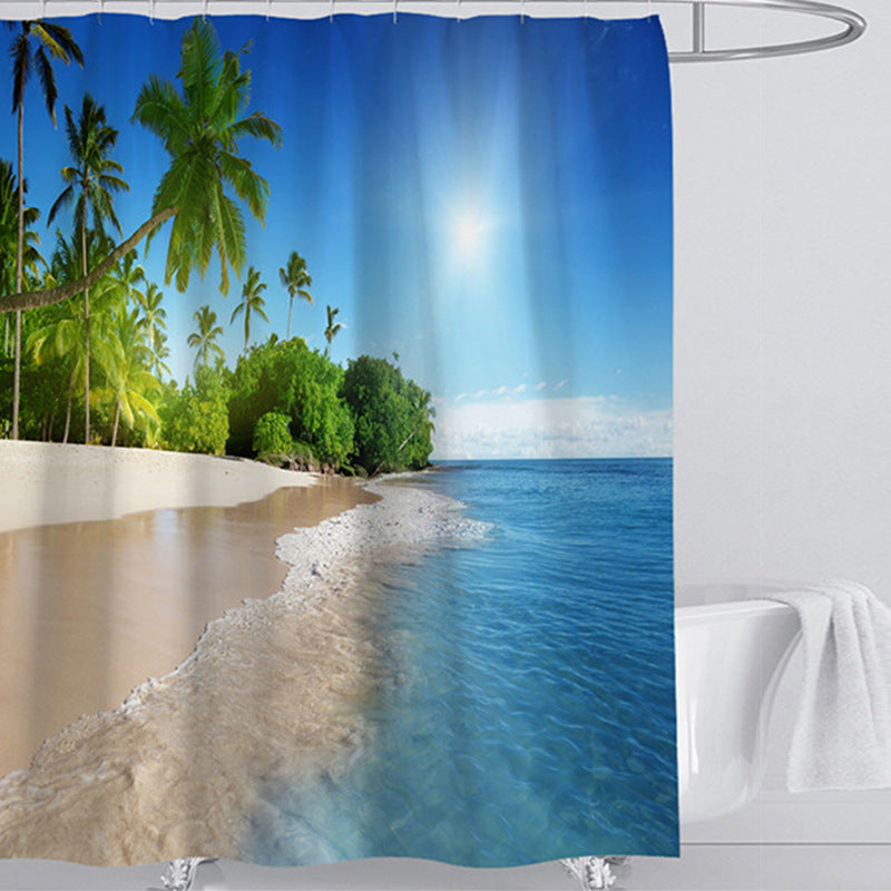 Beach-Themed Shower Curtain Stornfield