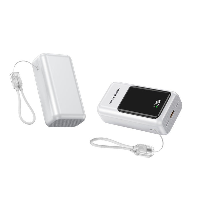 Portable power bank with digital charge indicator and compact design Stornfield