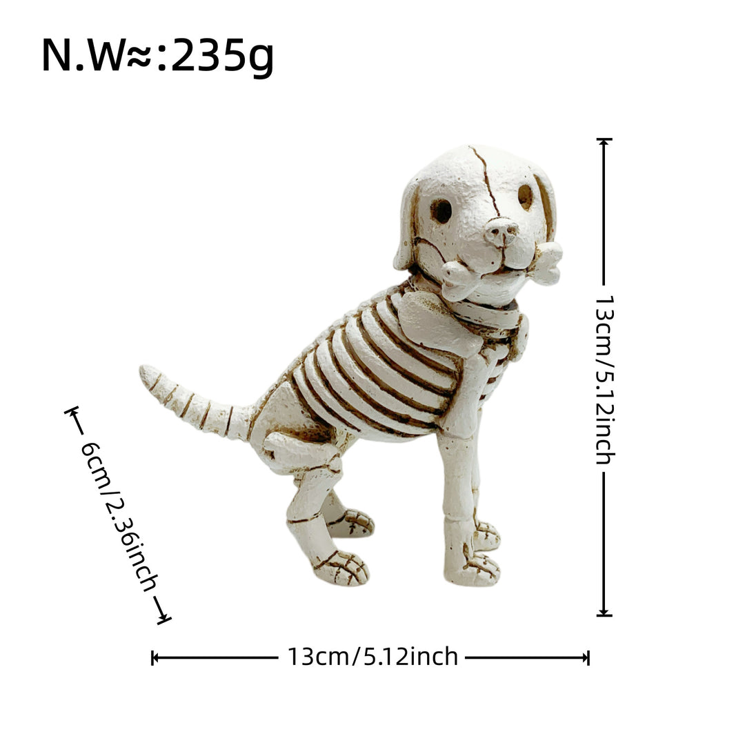 Decorative Dog Skeleton Figurine Stornfield