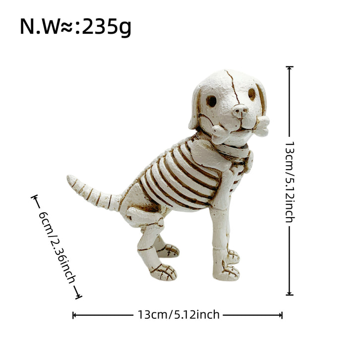 Decorative Dog Skeleton Figurine Stornfield