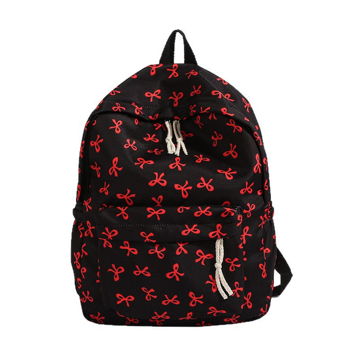 Backpack with Creative Bow Motif and Thoughtful Storage Spaces Stornfield