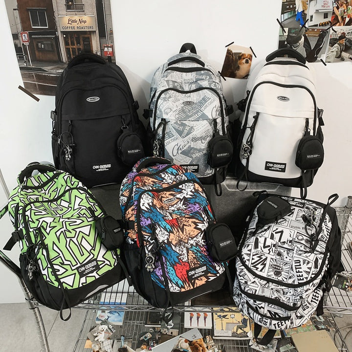 Graphic Design Multi-Pocket Backpack Stornfield