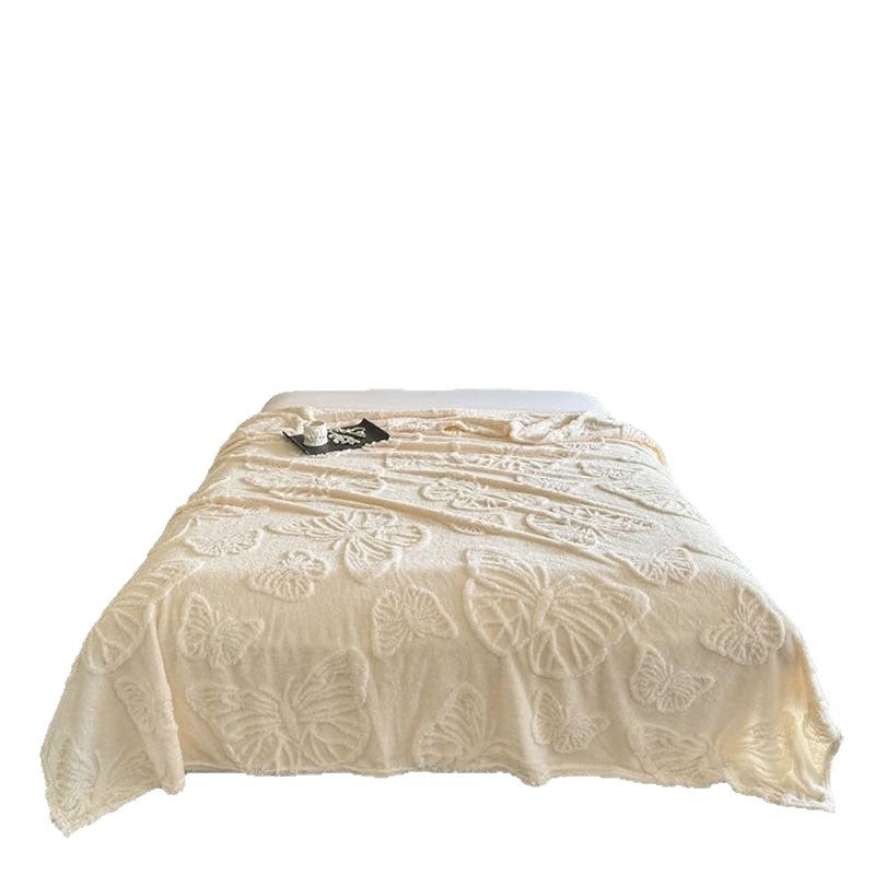 Ladies Luxurious Bedspread with Butterfly Pattern Stornfield