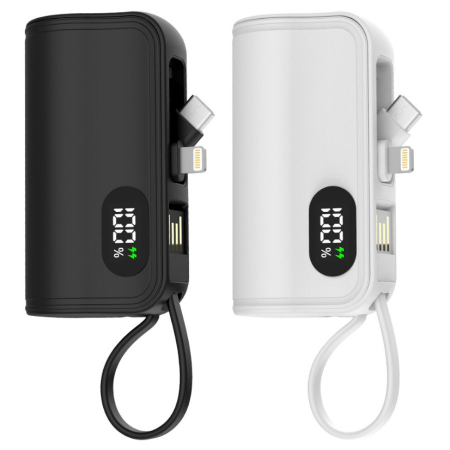 Portable power bank with multifunctional charging cable and digital display Stornfield