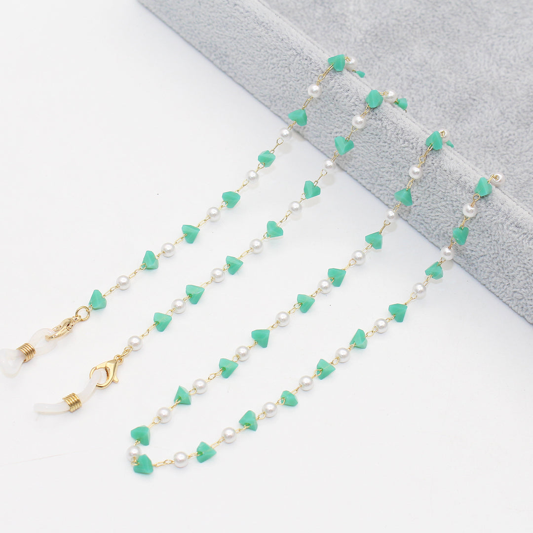 Stylish Pearl and Crystal Eyewear Chain Stornfield