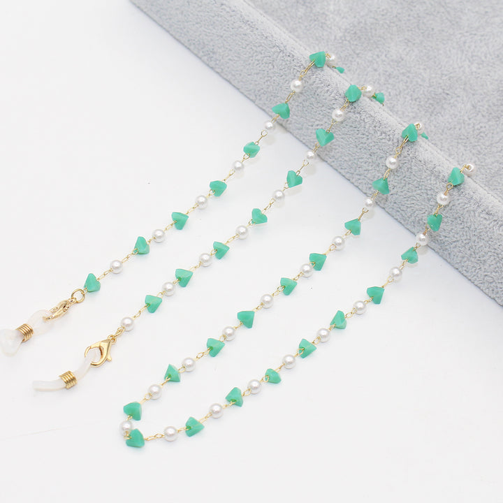 Stylish Pearl and Crystal Eyewear Chain Stornfield