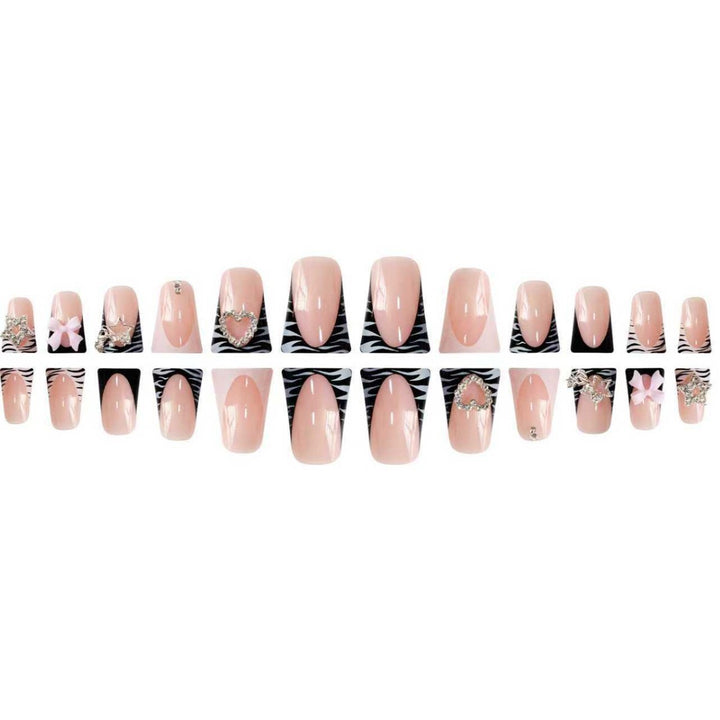 Artistic 3D Embellished Press-On Nail Extensions Stornfield