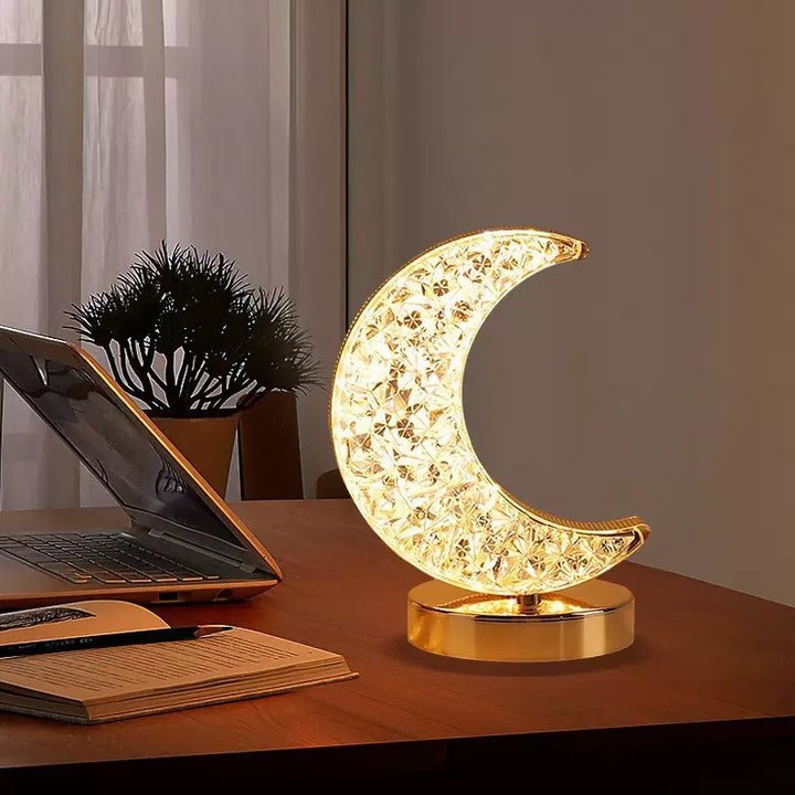 Crescent Moon Decorative Table Lamp